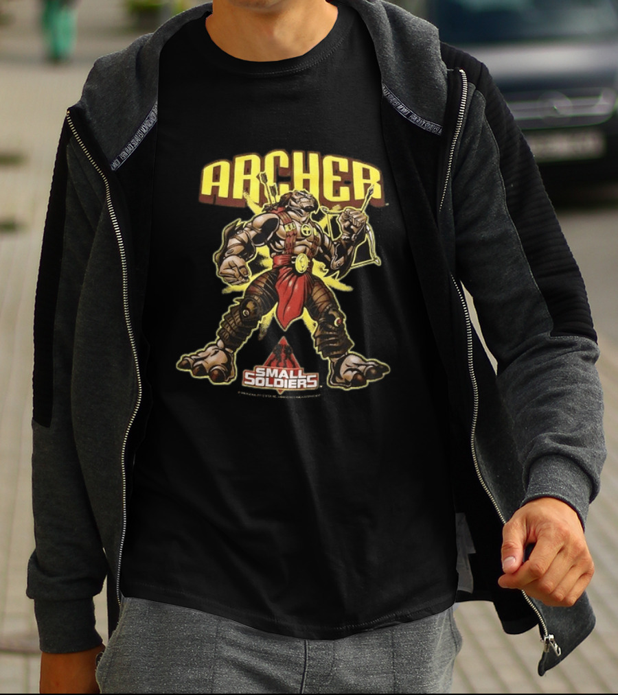 Archer Action Figure Featuring Small Soldiers Movie T-Shirt