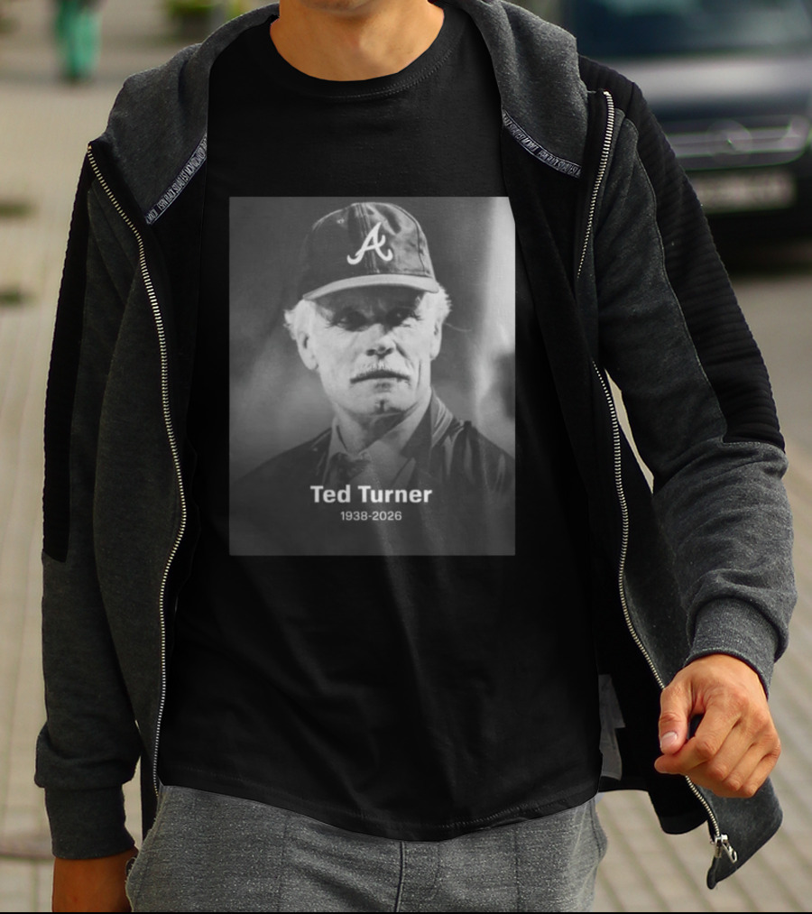 Atlanta Braves Ted Turner 1938 2026 T-Shirt