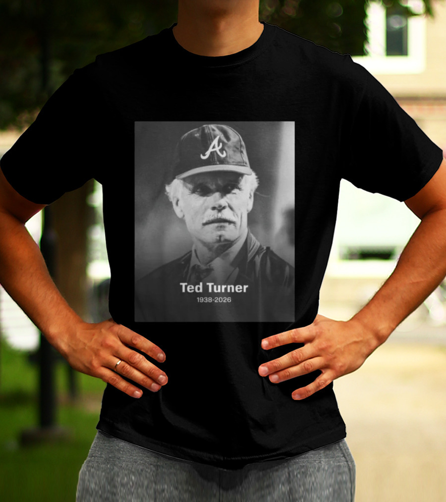 Atlanta Braves Ted Turner 1938 2026 T-Shirt