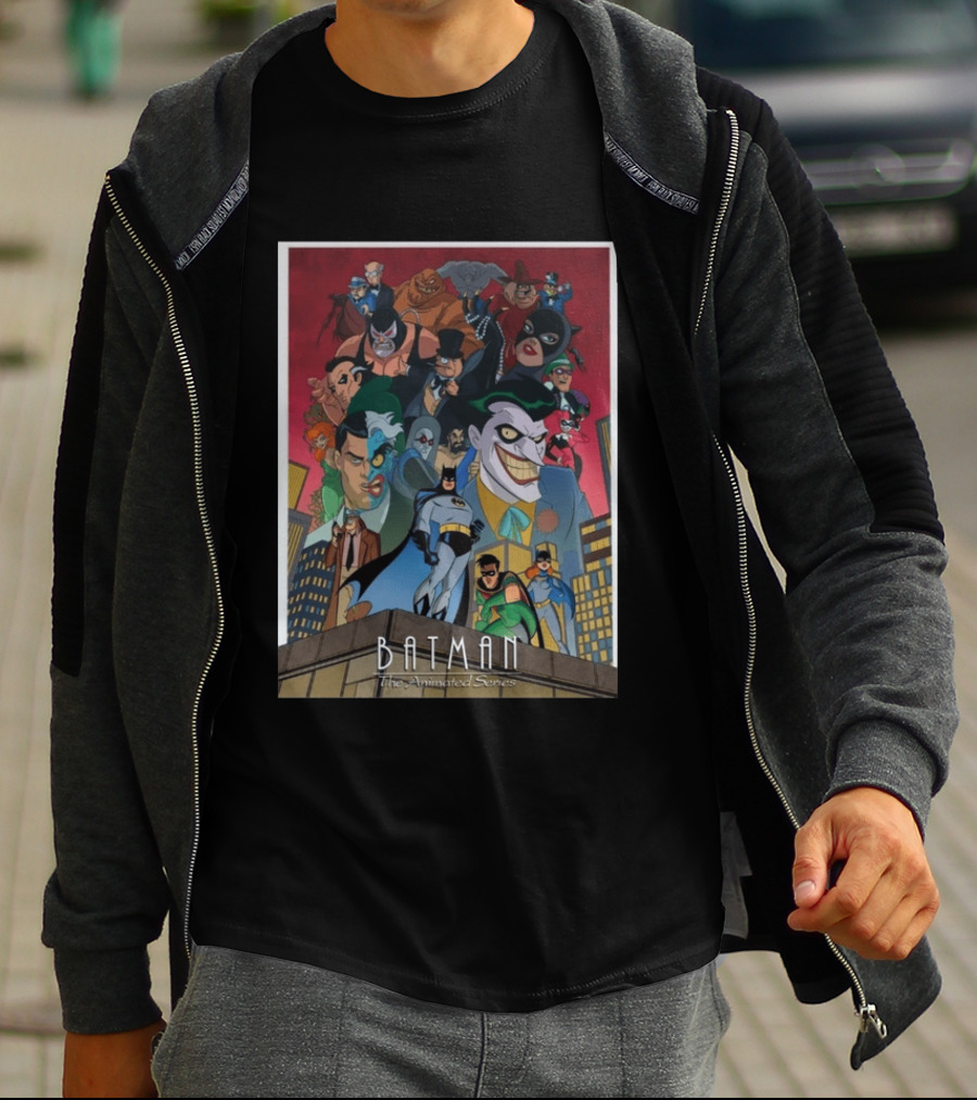 Batman The Animated Series 1992 Cast Villains Gotham City T-Shirt