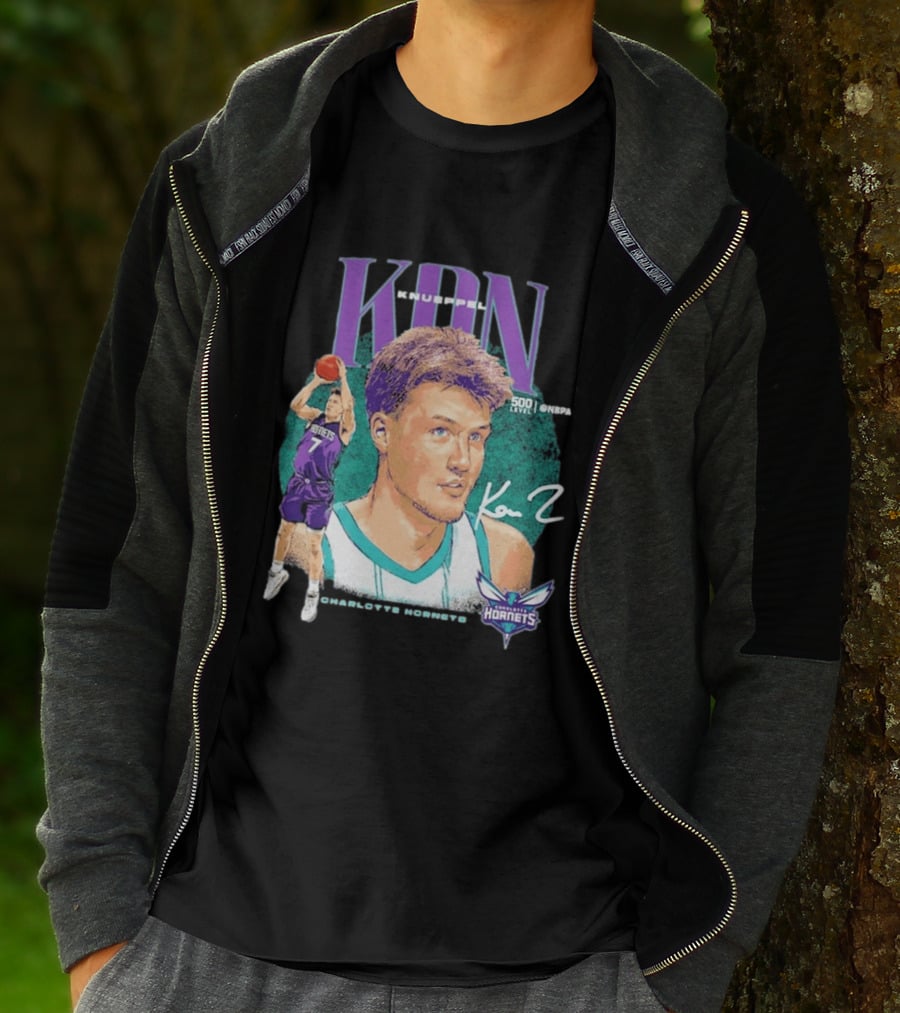 Kon Knueppel Charlotte Hornets Dual Player 500 Level NBA T-Shirt