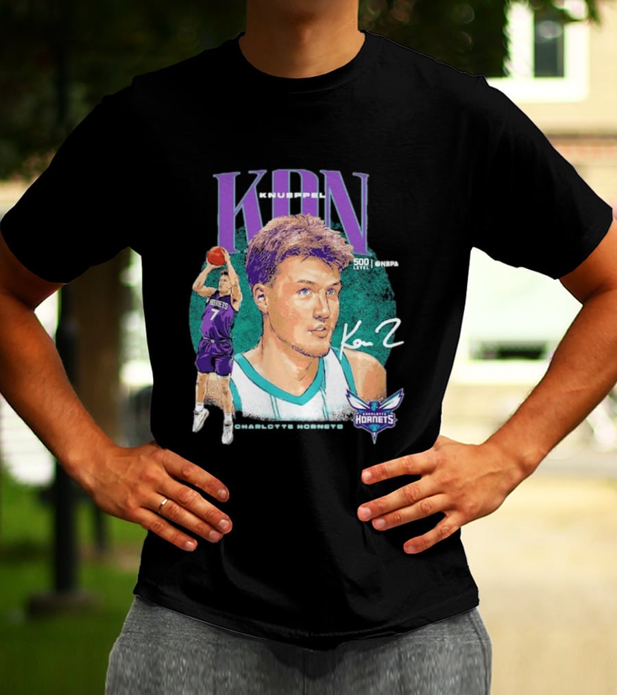 Kon Knueppel Charlotte Hornets Dual Player 500 Level NBA T-Shirt