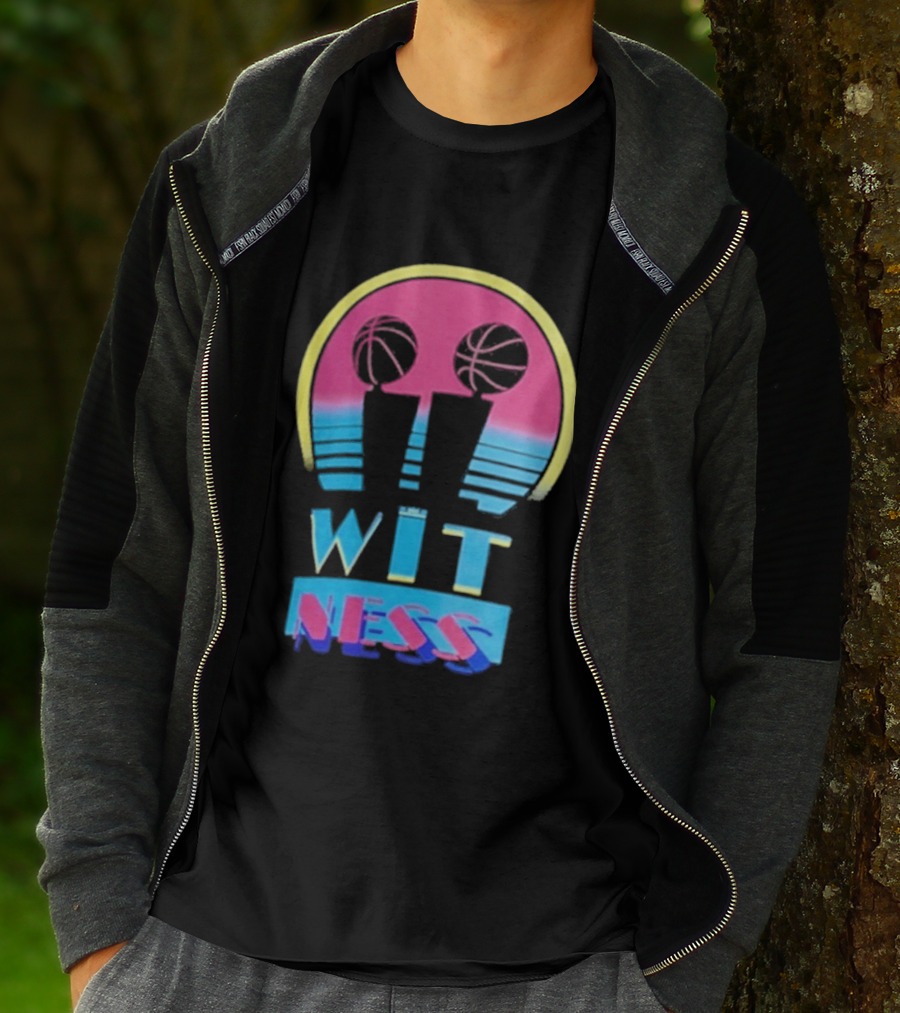 LeBron James Miami Twice Max90 Wit Ness Basketball T-Shirt
