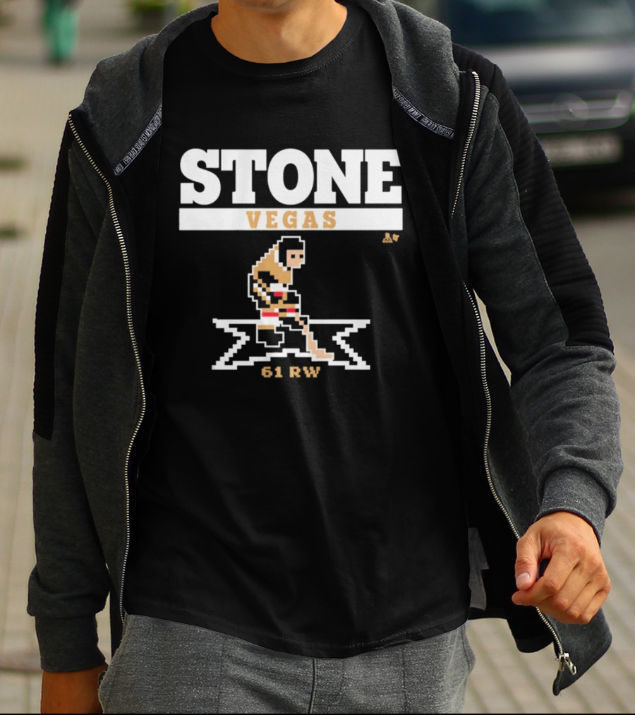 Stone Vegas Hockey 61 RW Pixel T-Shirt