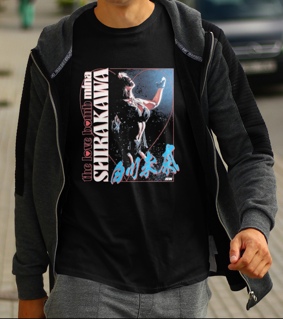 Mina Shirakawa The Love Bomb AEW Shirakawa T-Shirt
