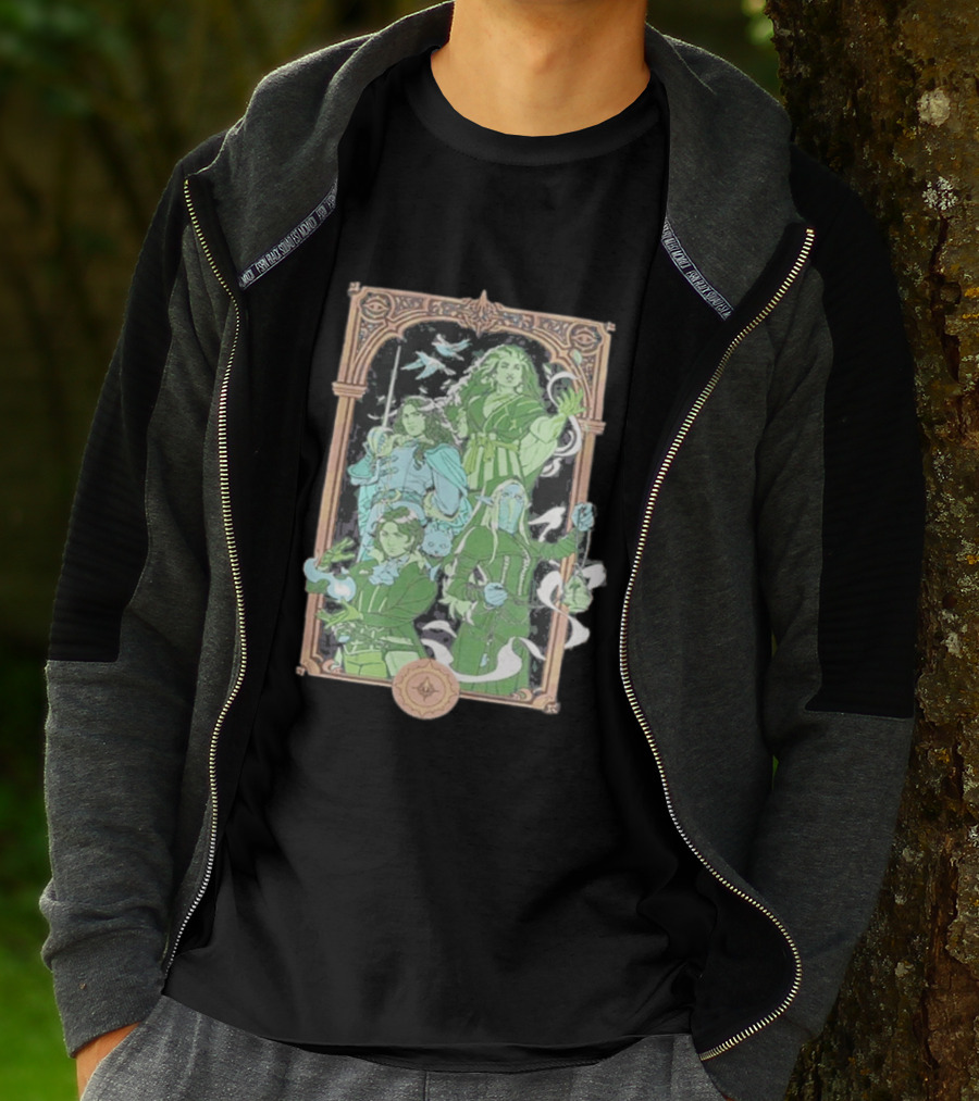 Critical Role Heroes Of Araman Seekers Tabletop Adventure Characters T-Shirt