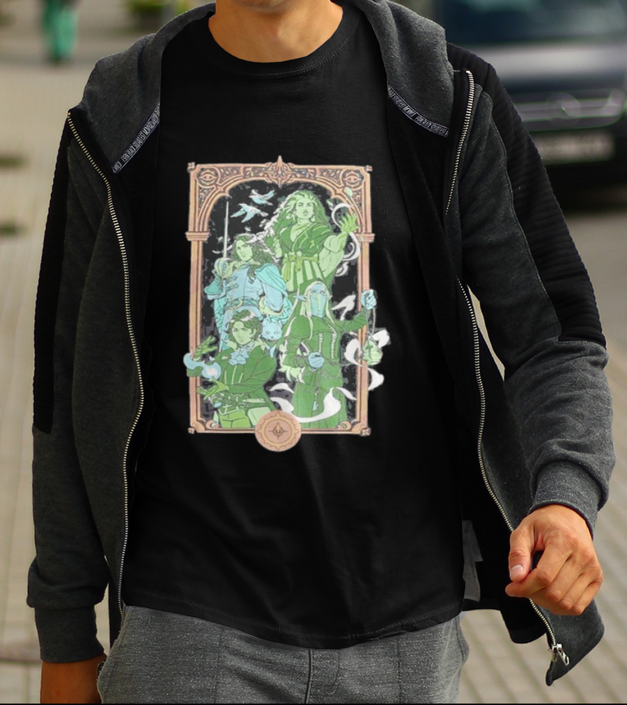Critical Role Heroes Of Araman Seekers Tabletop Adventure Characters T-Shirt