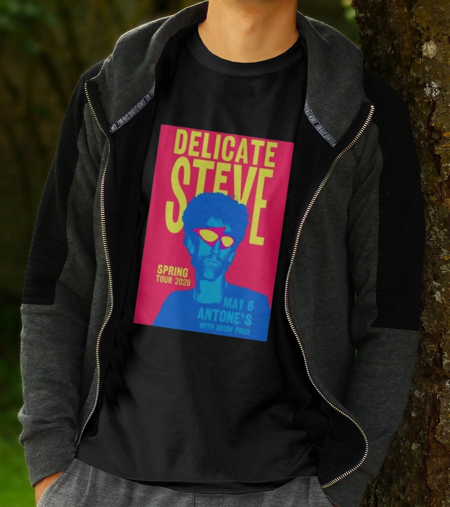 Delicate Steve Spring Tour 2026 May 6 Antone's With Brody Price T-Shirt