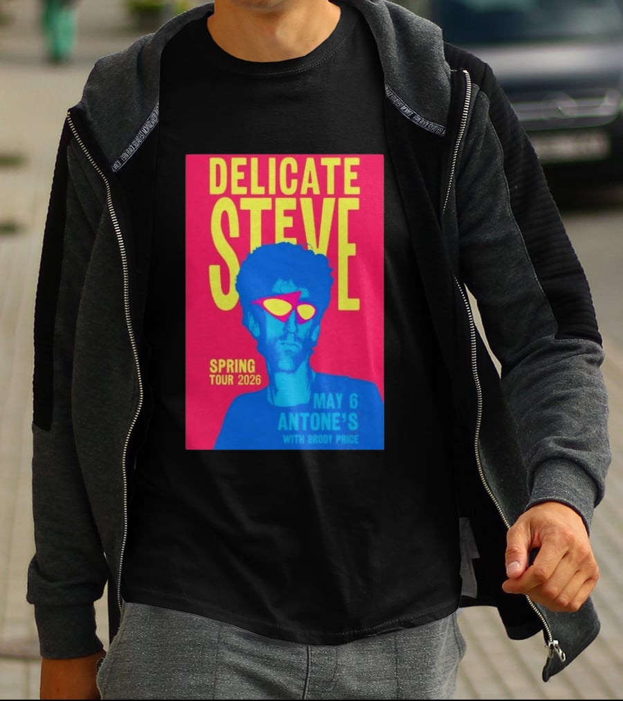 Delicate Steve Spring Tour 2026 May 6 Antone's With Brody Price T-Shirt