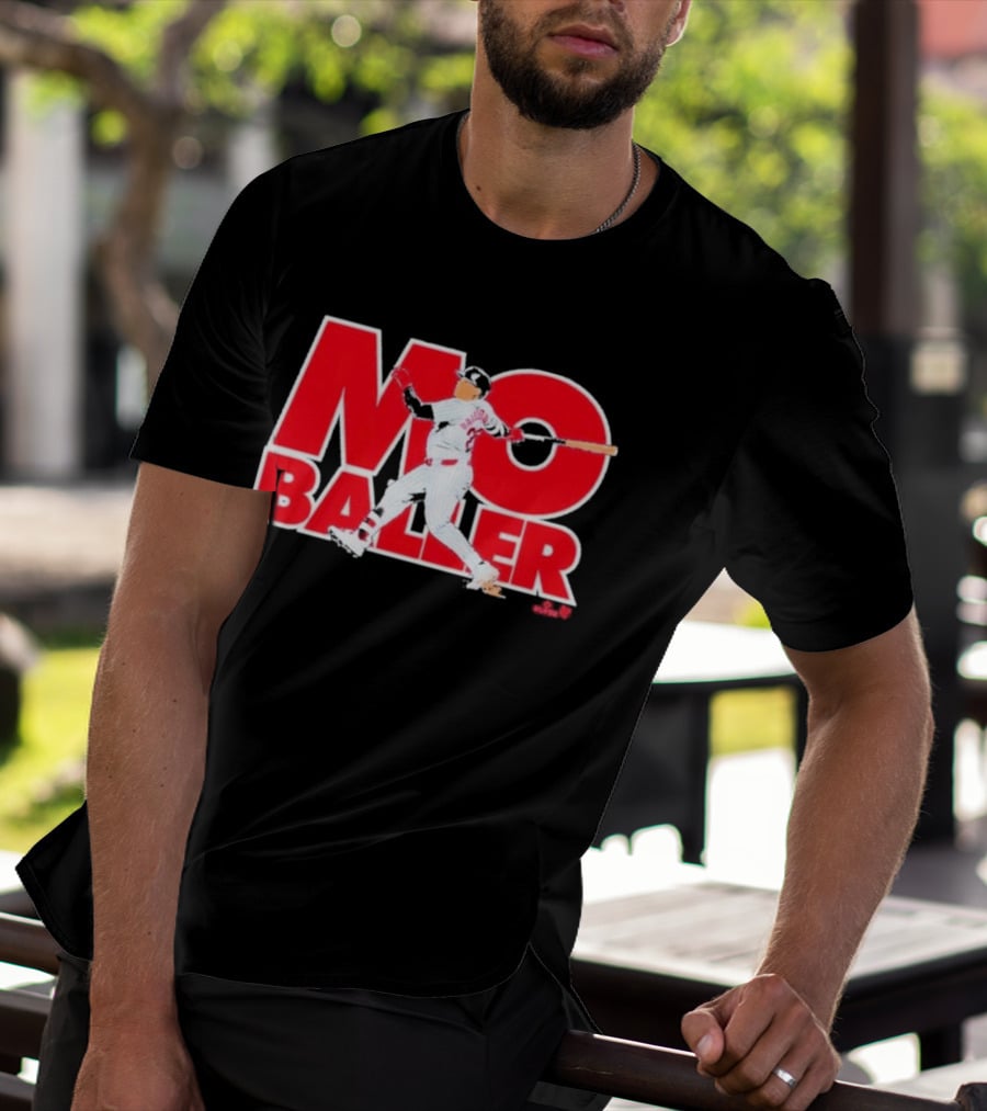 Moises Ballesteros Mo Baller Baseball Athlete Action T-Shirt