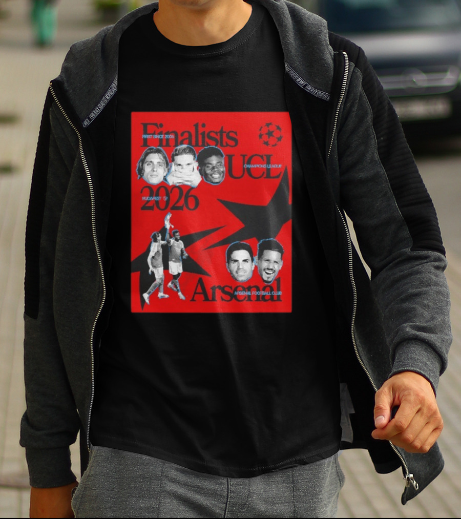 Finalists UCL 2026 Arsenal Champions League First Since 2006 Budapest T-Shirt