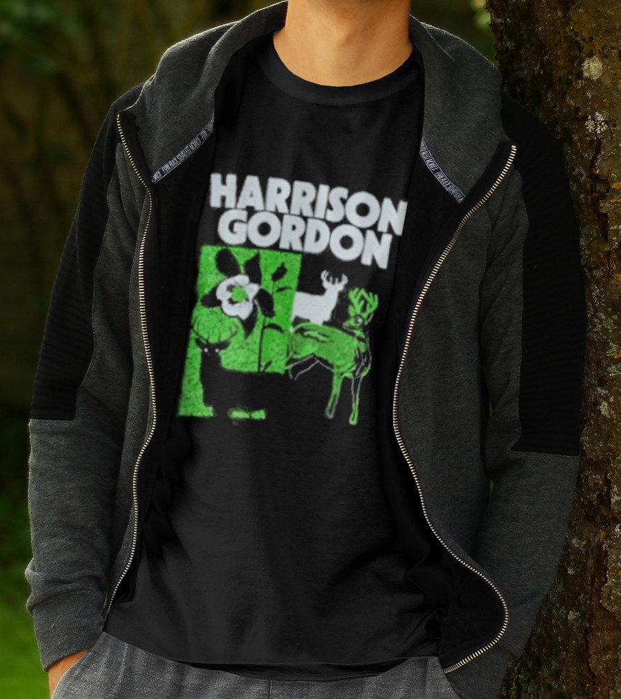 Harrison Gordon Tour Nature Wildlife Deer Flower T-Shirt