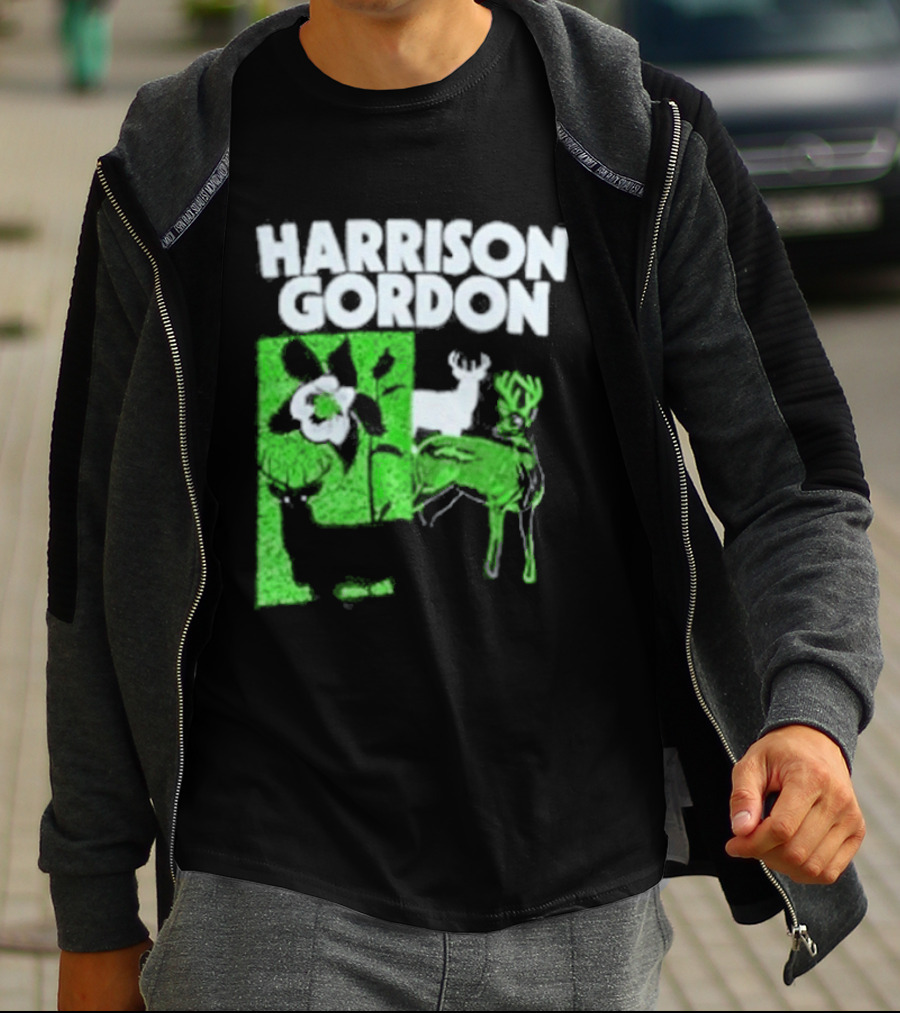 Harrison Gordon Tour Nature Wildlife Deer Flower T-Shirt