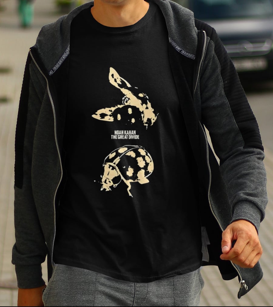 Noah Kahan The Great Divide Indie Folk Concert Graphics Dinosaur T-Shirt