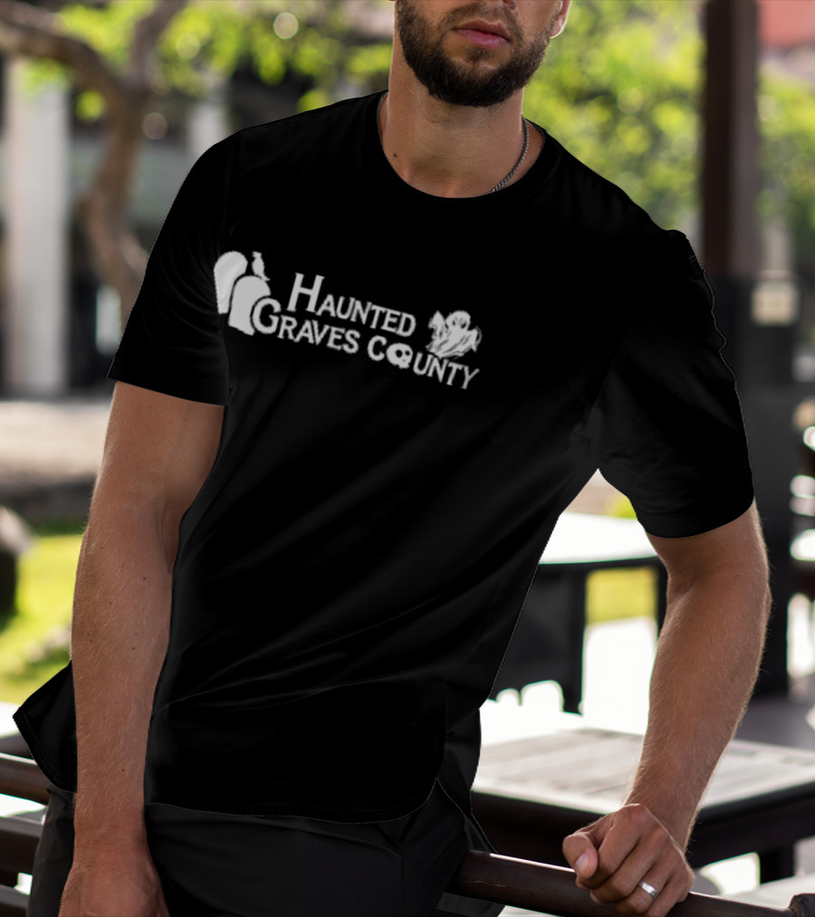 Haunted Graves County Spooky Ghost And Gravestone Halloween T-Shirt