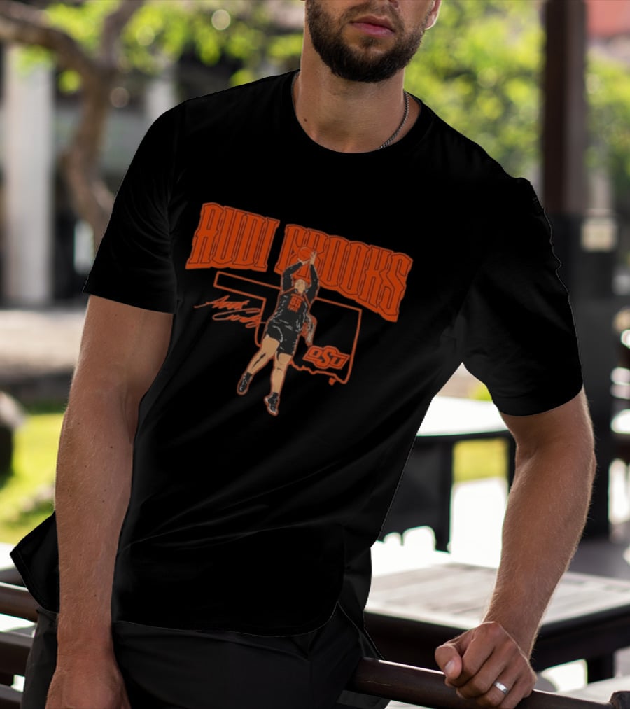 Audi Crooks Oklahoma State Basketball OSU Star Signature T-Shirt