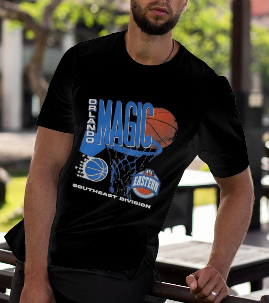 Orlando Magic 90s Hardwood Classics Southeast Division NBA Eastern Conference Basketball T-Shirt