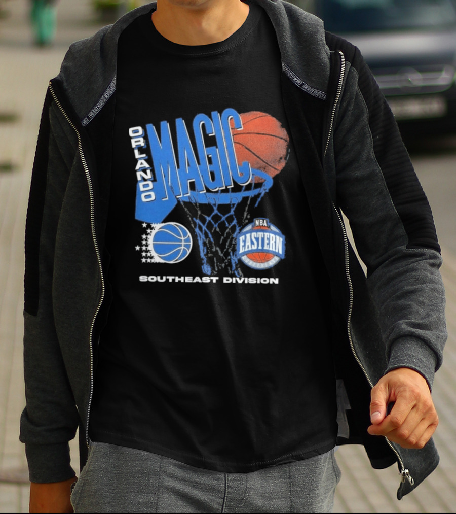 Orlando Magic 90s Hardwood Classics Southeast Division NBA Eastern Conference Basketball T-Shirt