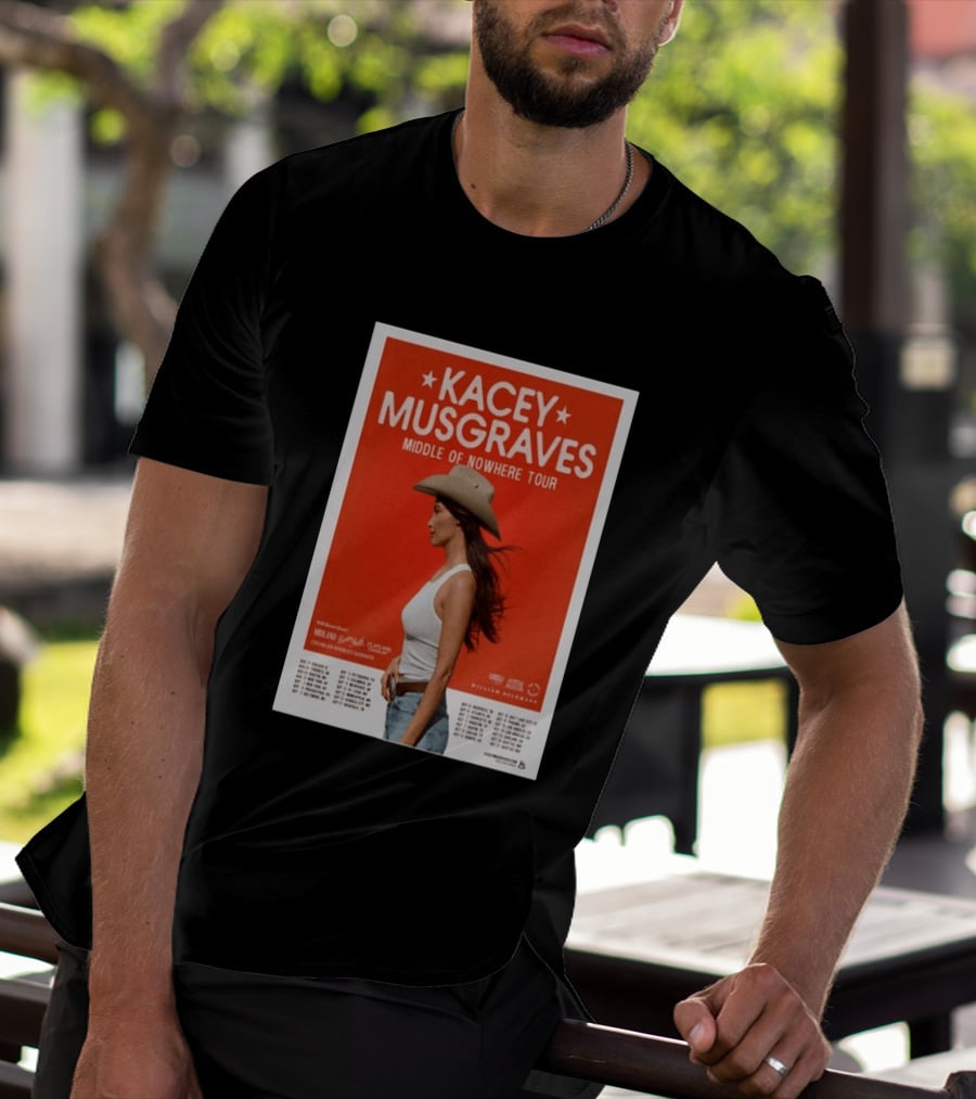 Kacey Musgraves Middle Of Nowhere Tour 2026 Concert Country Music Event T-Shirt