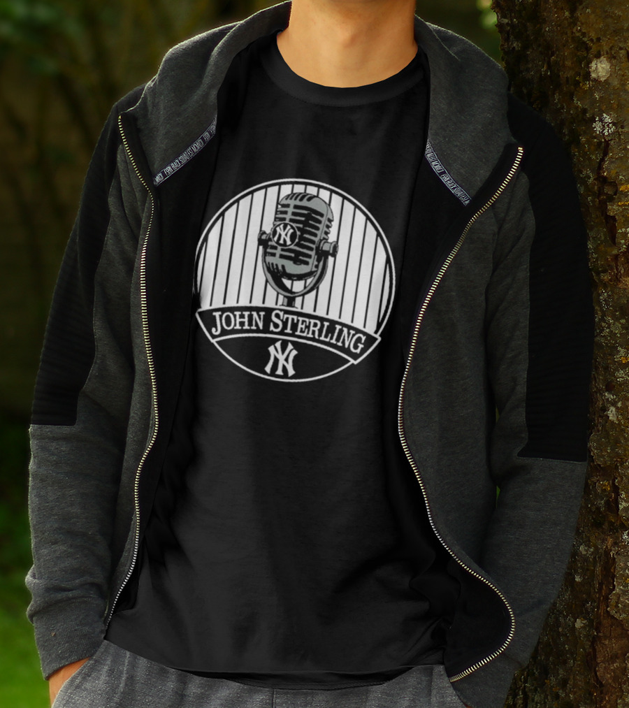 John Sterling Microphone New York Yankees Remembrance T-Shirt