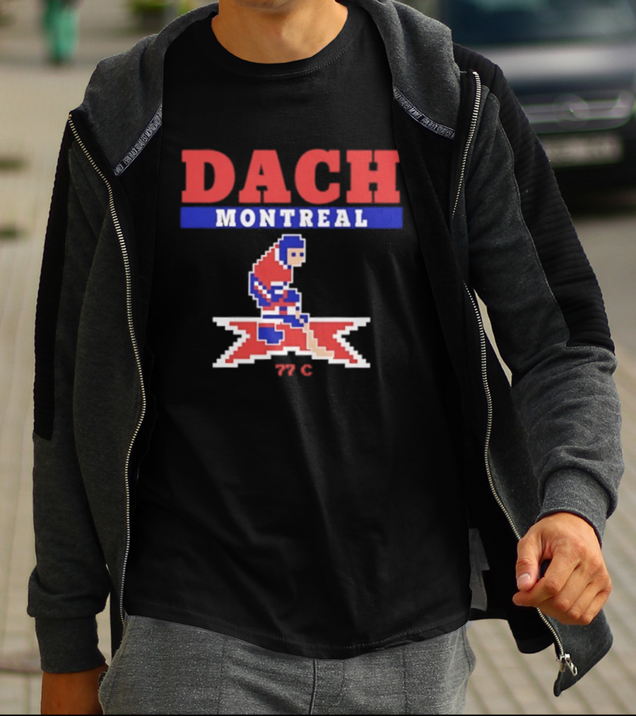 Kirby Dach Montreal 77 C Hockey Canadiens Iconic Athlete T-Shirt