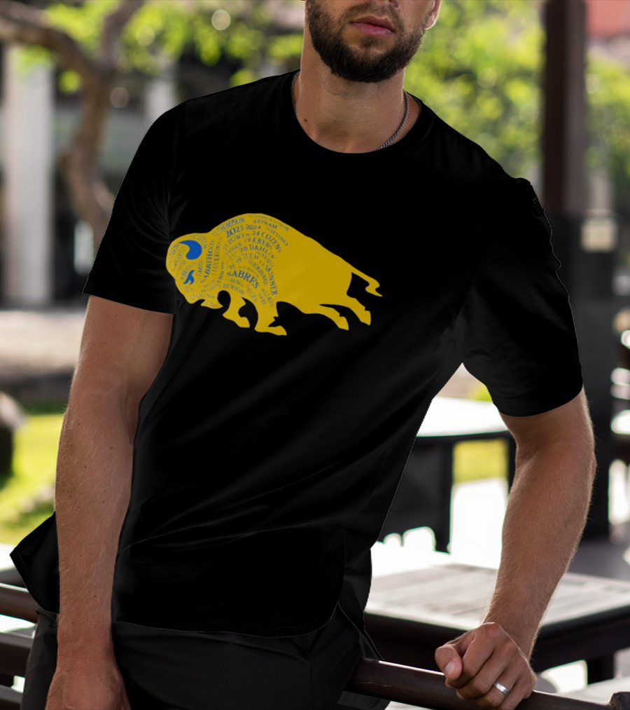 Buffalo Sabres Tage Thompson Rasmus Dahlin Alex Tuch Hockey 2023 Team Players T-Shirt