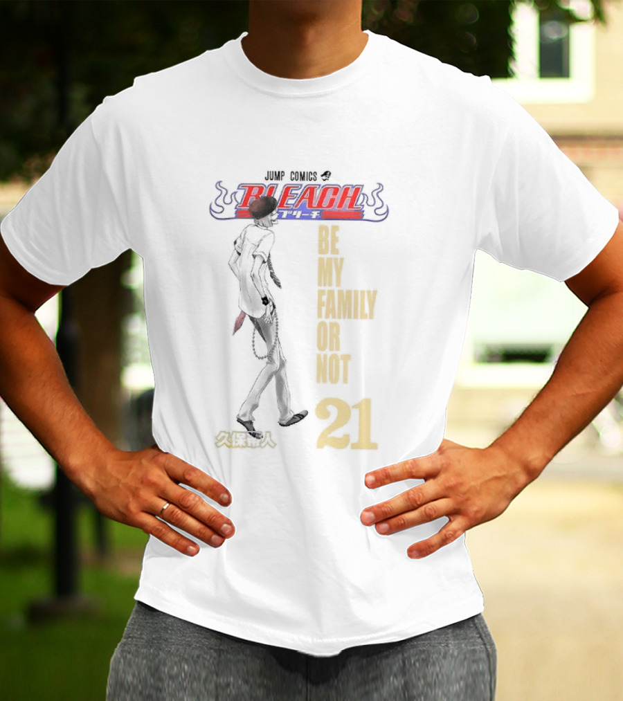 BLEACH Be My Family Or Not 21 Manga Volume Cover T-Shirt