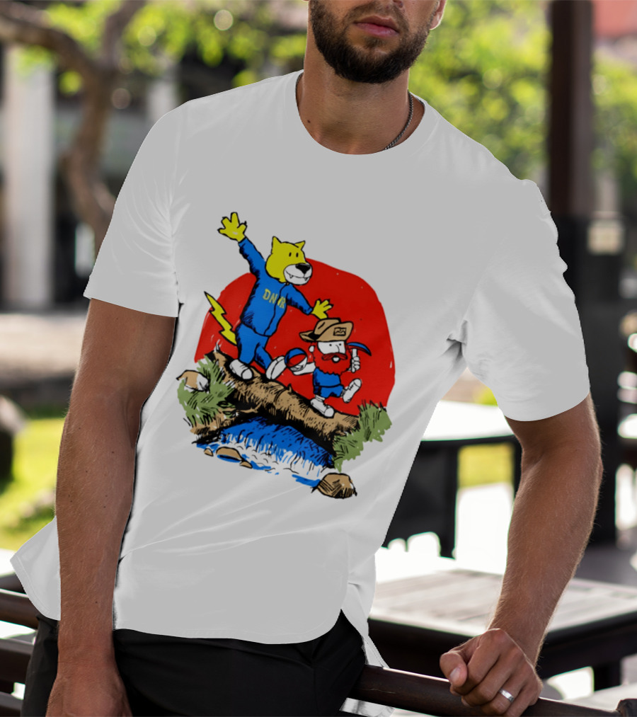 Buffalo Bills Football Cartoon Characters With DNR Sports T-Shirt