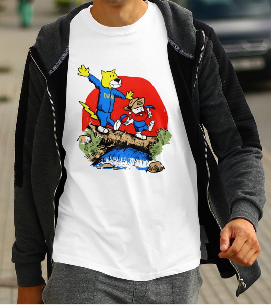Buffalo Bills Football Cartoon Characters With DNR Sports T-Shirt