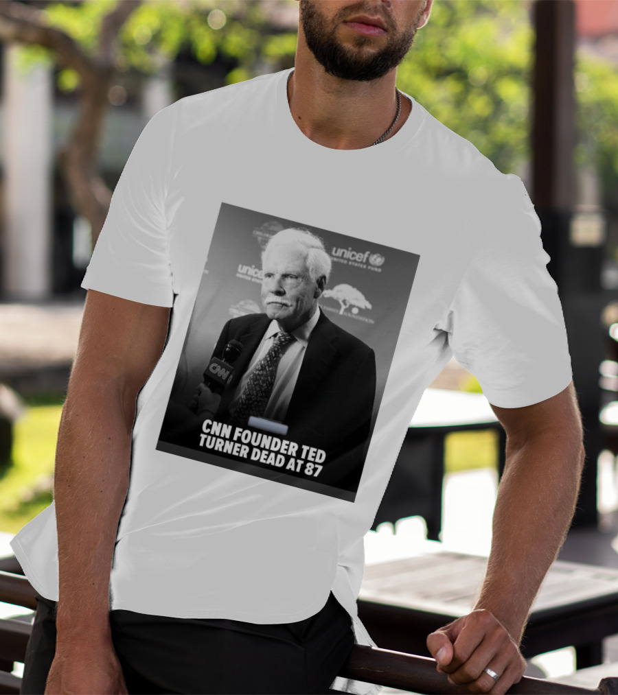 CNN Founder Ted Turner Dead At 87 UNICEF Interview T-Shirt