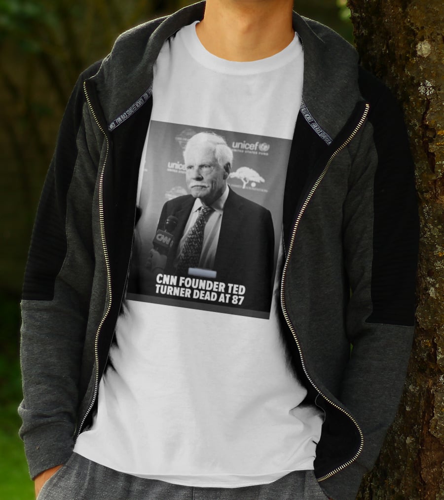 CNN Founder Ted Turner Dead At 87 UNICEF Interview T-Shirt