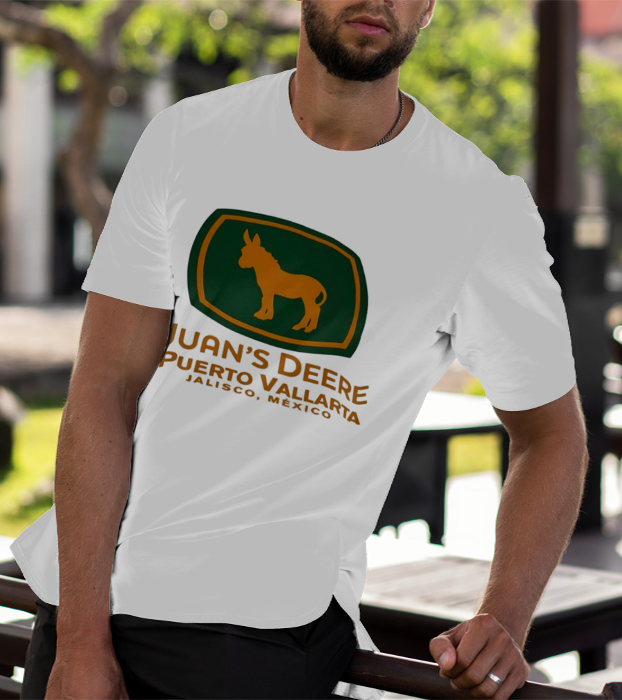 Juan's Deere Puerto Vallarta Jalisco Mexico Donkey T-Shirt