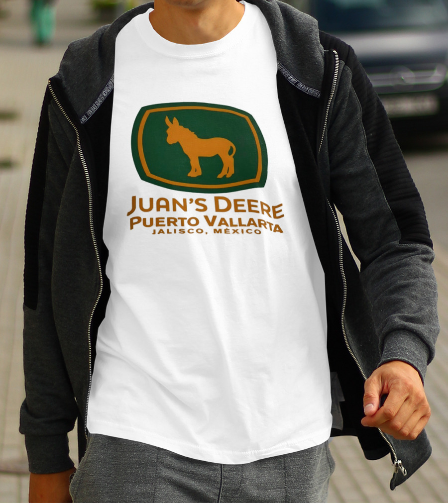 Juan's Deere Puerto Vallarta Jalisco Mexico Donkey T-Shirt