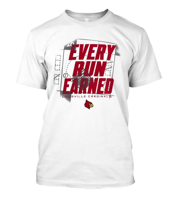 Louisville Cardinals Every Run Earned 2026 Postseason Dugout T-Shirt