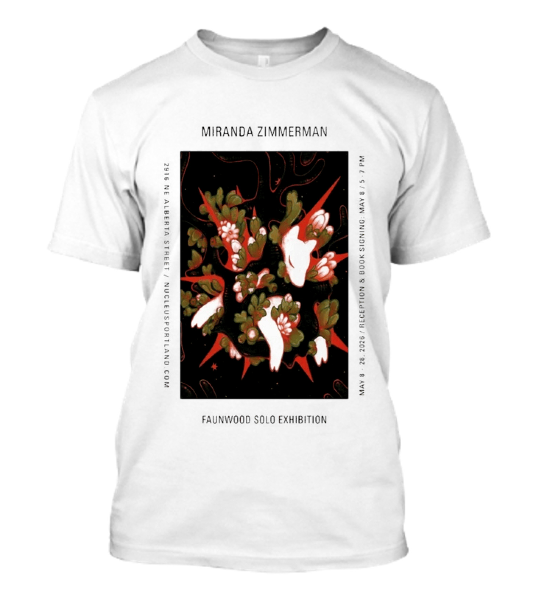 Miranda Zimmerman Bayne Nucleus Portland May 8 2026 Tour Edition T-Shirt