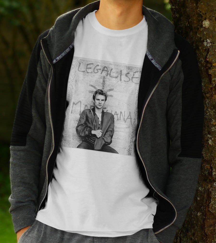 Sting 1980 Tour The Police Ireland Stone Wall T-Shirt