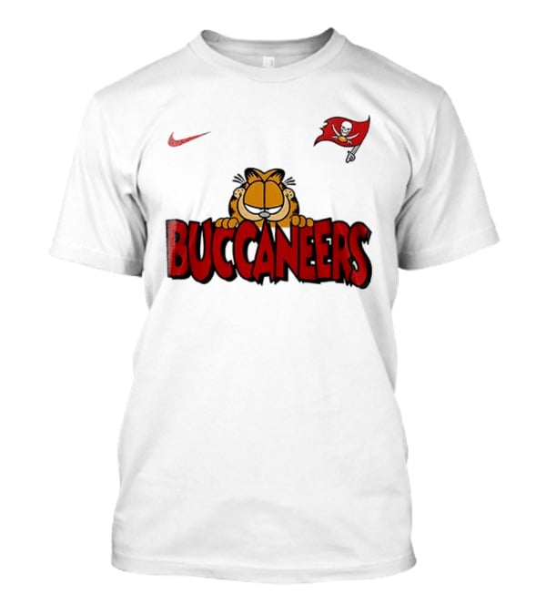 Nike Tampa Bay Buccaneers Garfield Football Fan Art NFL T-Shirt