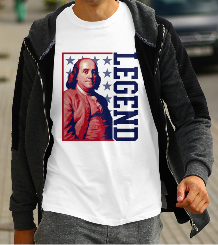 Legend Benjamin Franklin Stars T-Shirt