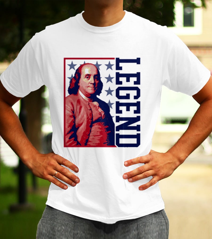 Legend Benjamin Franklin Stars T-Shirt