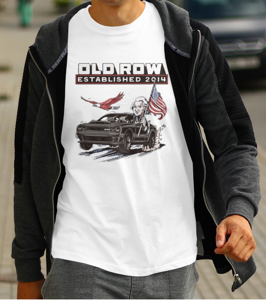 Old Row Established 2010 American Flag And Bald Eagle Patriotic T-Shirt
