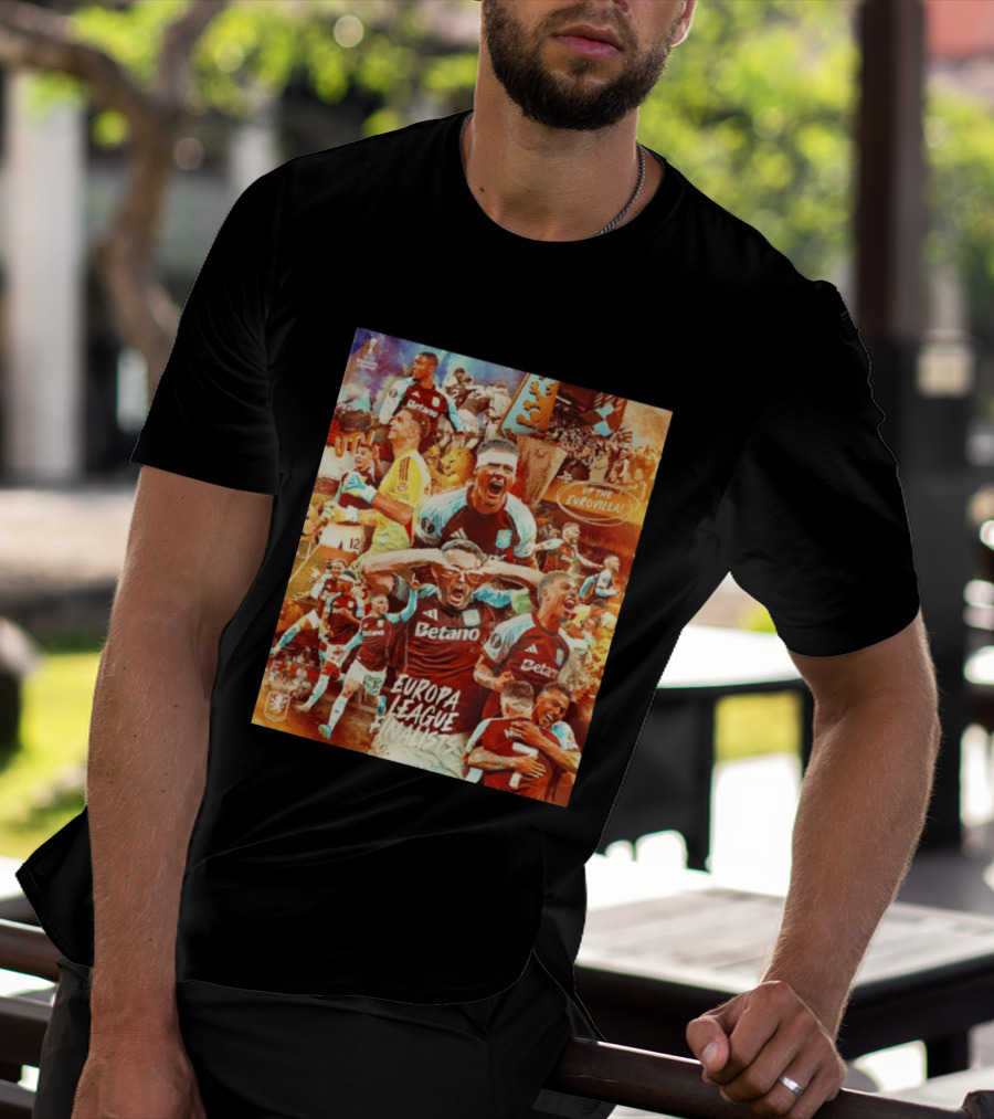Aston Villa FC Europa League UTV Eurovilla Celebration T-Shirt