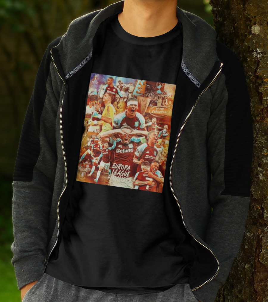 Aston Villa FC Europa League UTV Eurovilla Celebration T-Shirt