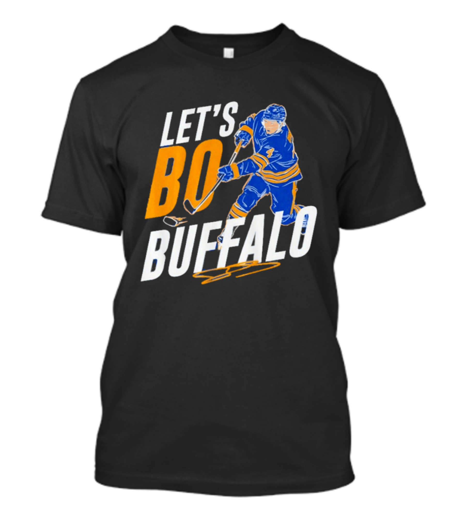 Let's Bo Buffalo Hockey Bowen Byram Buffalo Sabres T-Shirt