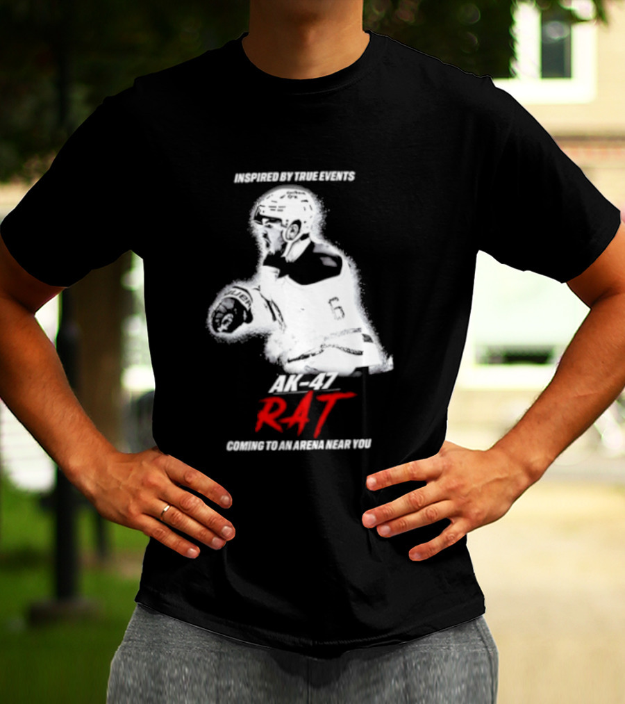 By True Events AK 47 Rat Coming To An Arena Near You Zach Benson T-Shirt