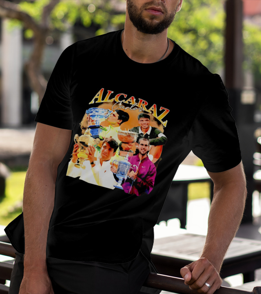 Carlos Alcaraz Tennis Trophies Champion Highlights T-Shirt