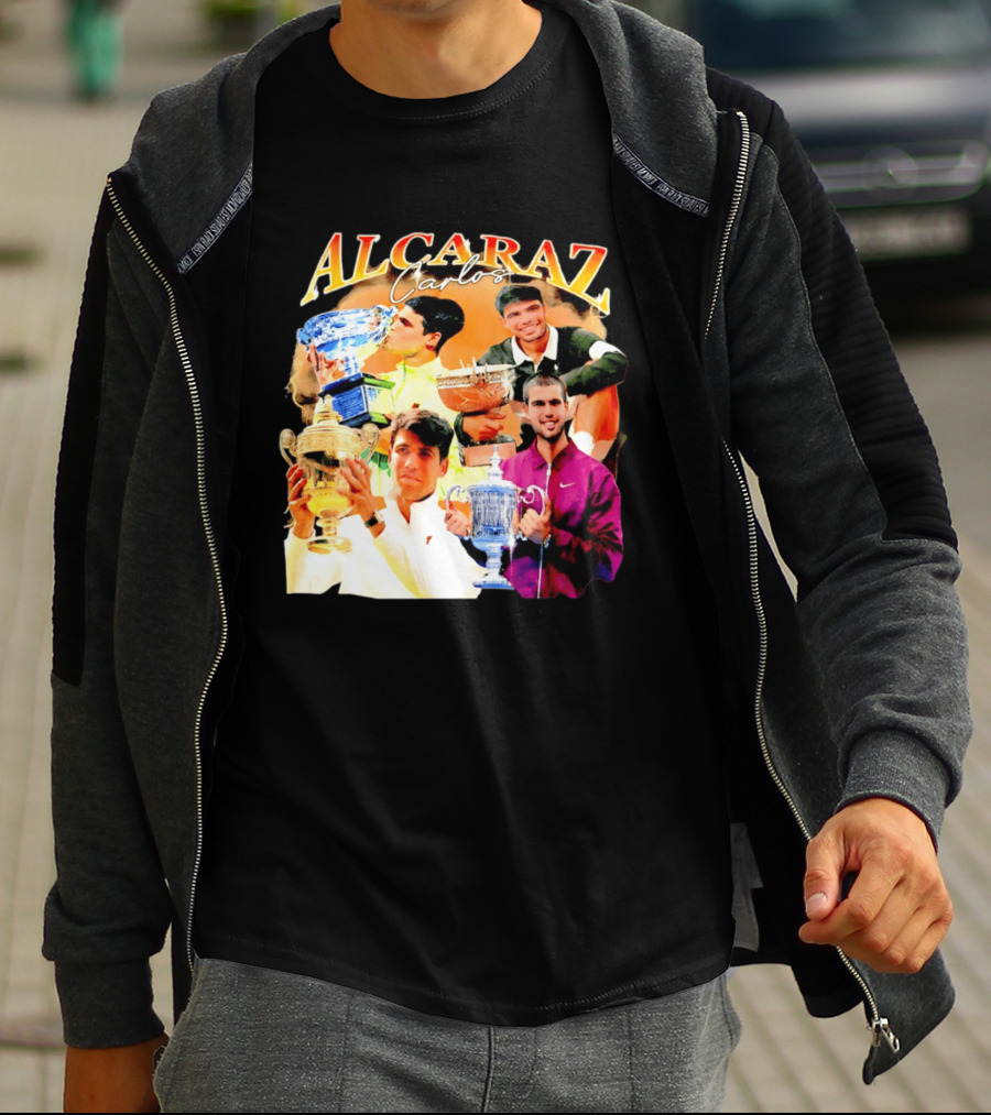 Carlos Alcaraz Tennis Trophies Champion Highlights T-Shirt