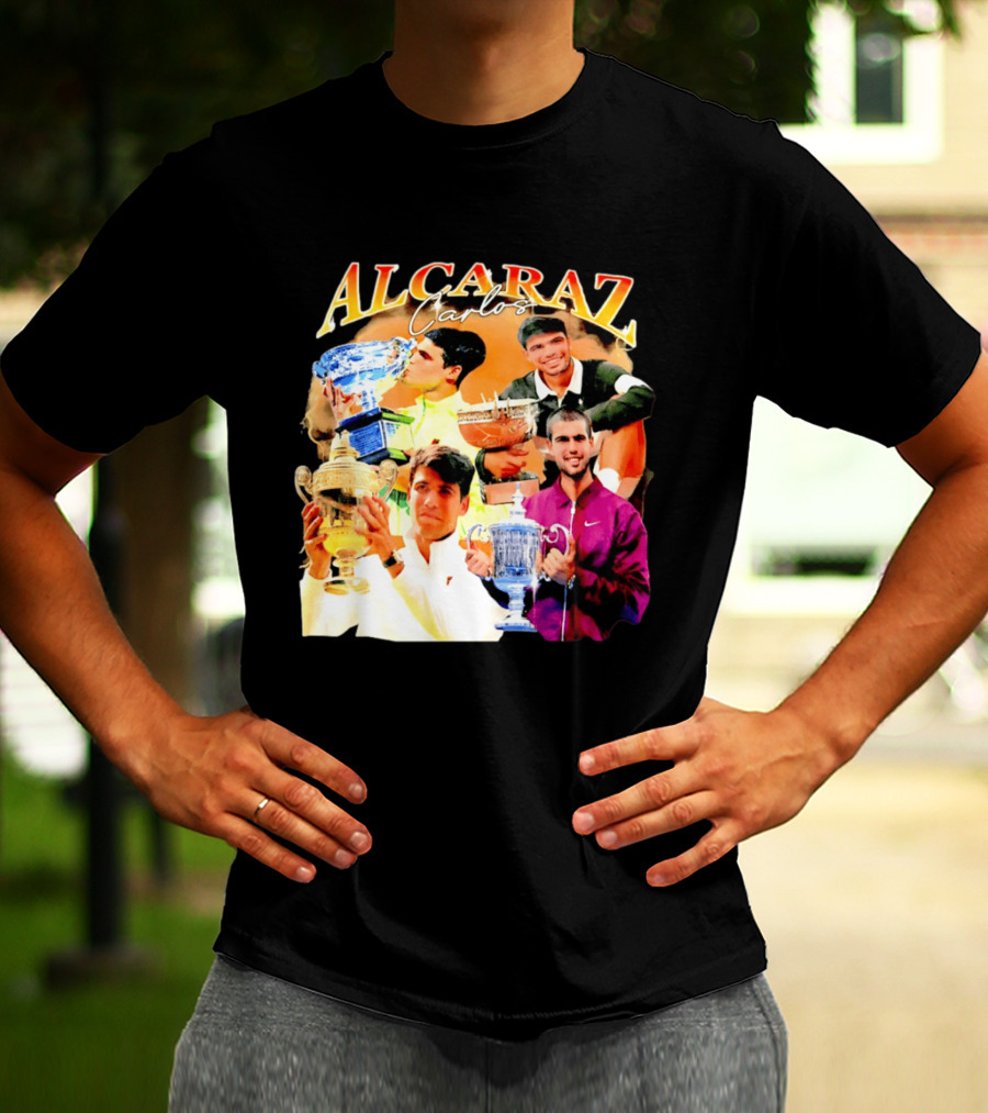 Carlos Alcaraz Tennis Trophies Champion Highlights T-Shirt
