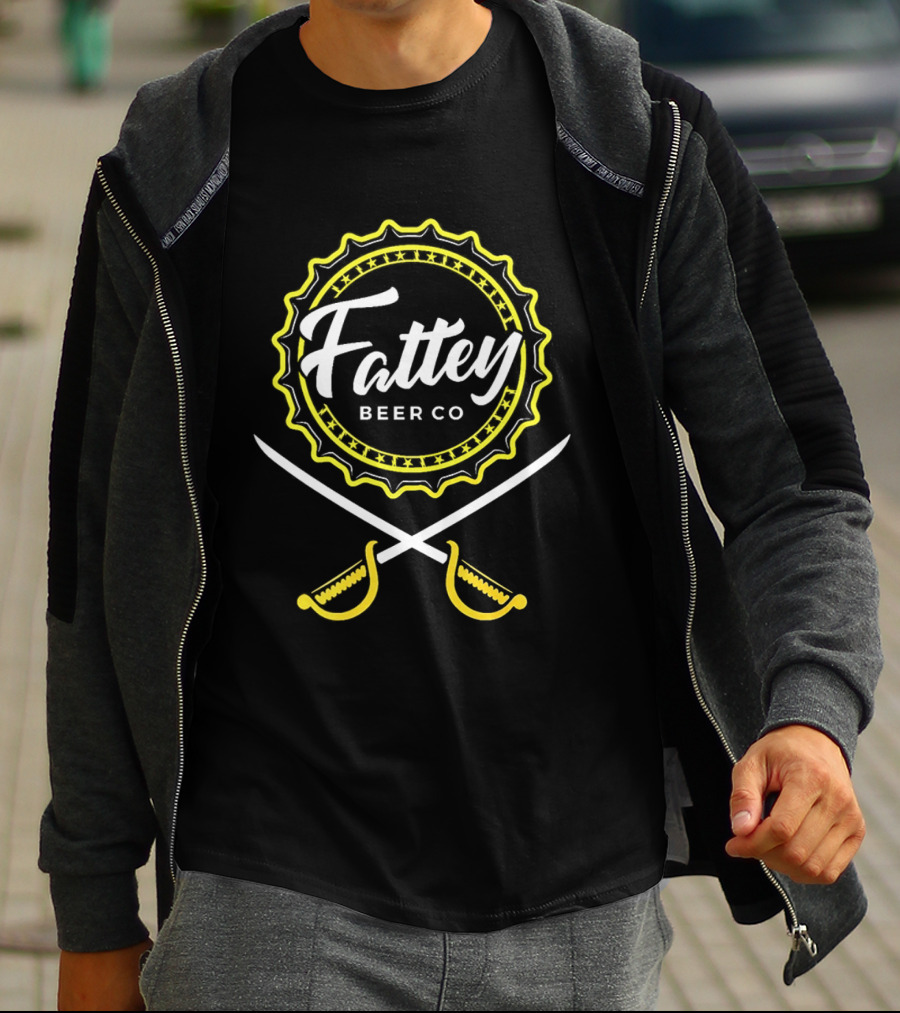 Fattey Beer Co Buffalo Sabres Crossed Swords T-Shirt