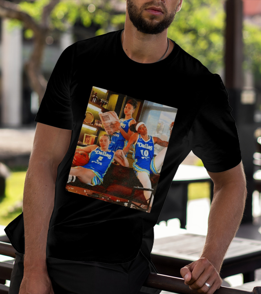Dallas Wings 2026 Azzi Fudd Paige Bueckers Aziaha James Basketball Photo T-Shirt