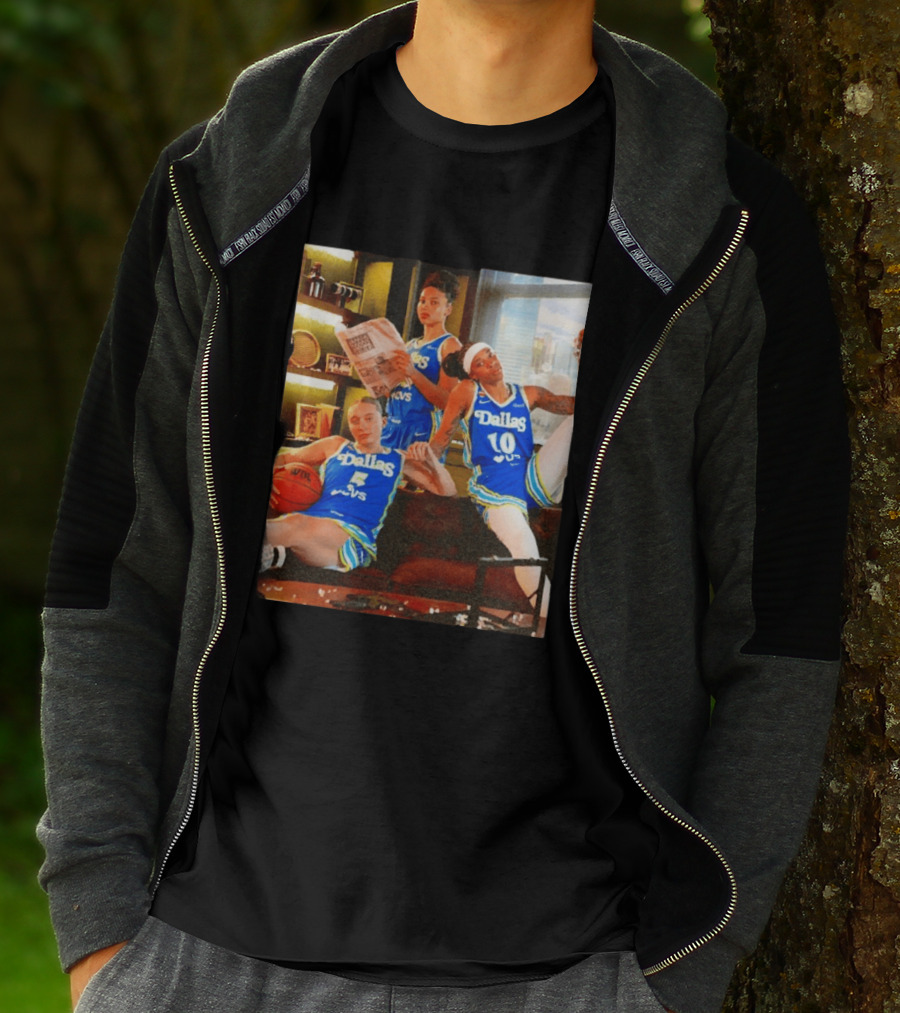 Dallas Wings 2026 Azzi Fudd Paige Bueckers Aziaha James Basketball Photo T-Shirt
